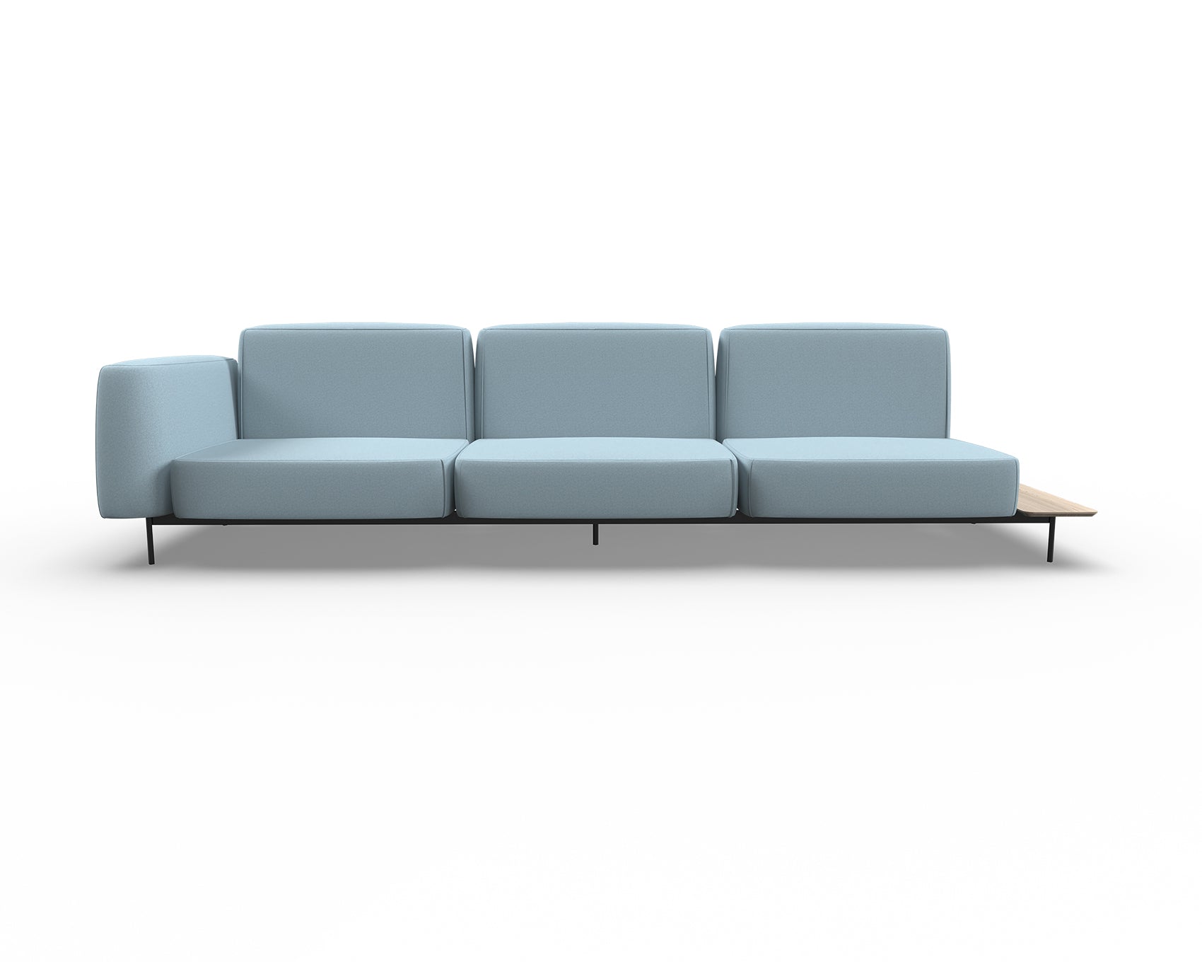 Noon 4 Seater Sofa with Right Shelf